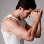 man praying