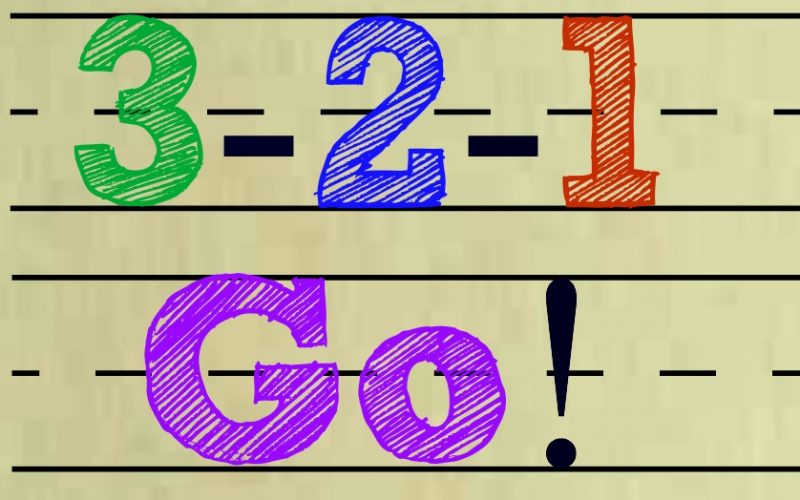 Bible Journal-graphic: 3-2-1 Go! by Mary Kane