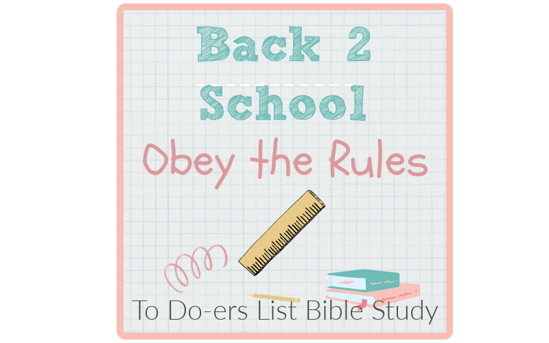 Back to School,Obey the Rules