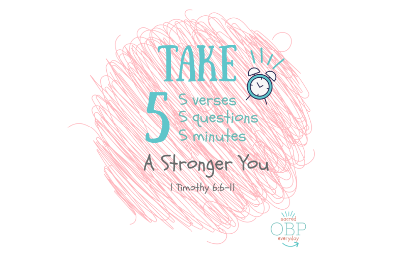 Take 5: A stronger you
