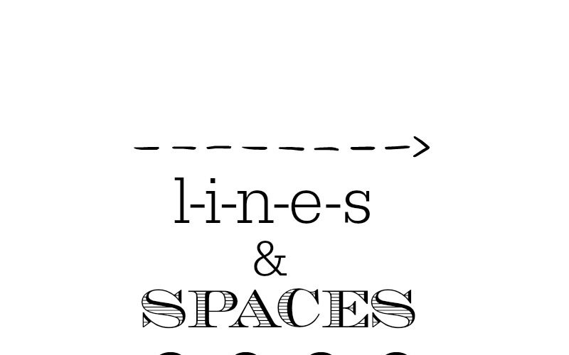 lines and spaces