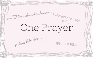 One Prayer